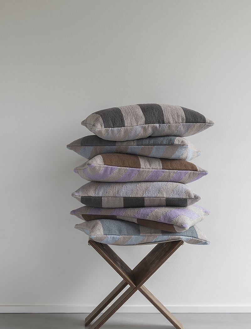 Mette Ditmer - ACROSS kilim cushion cover - kissenbezüge - light grey - 0