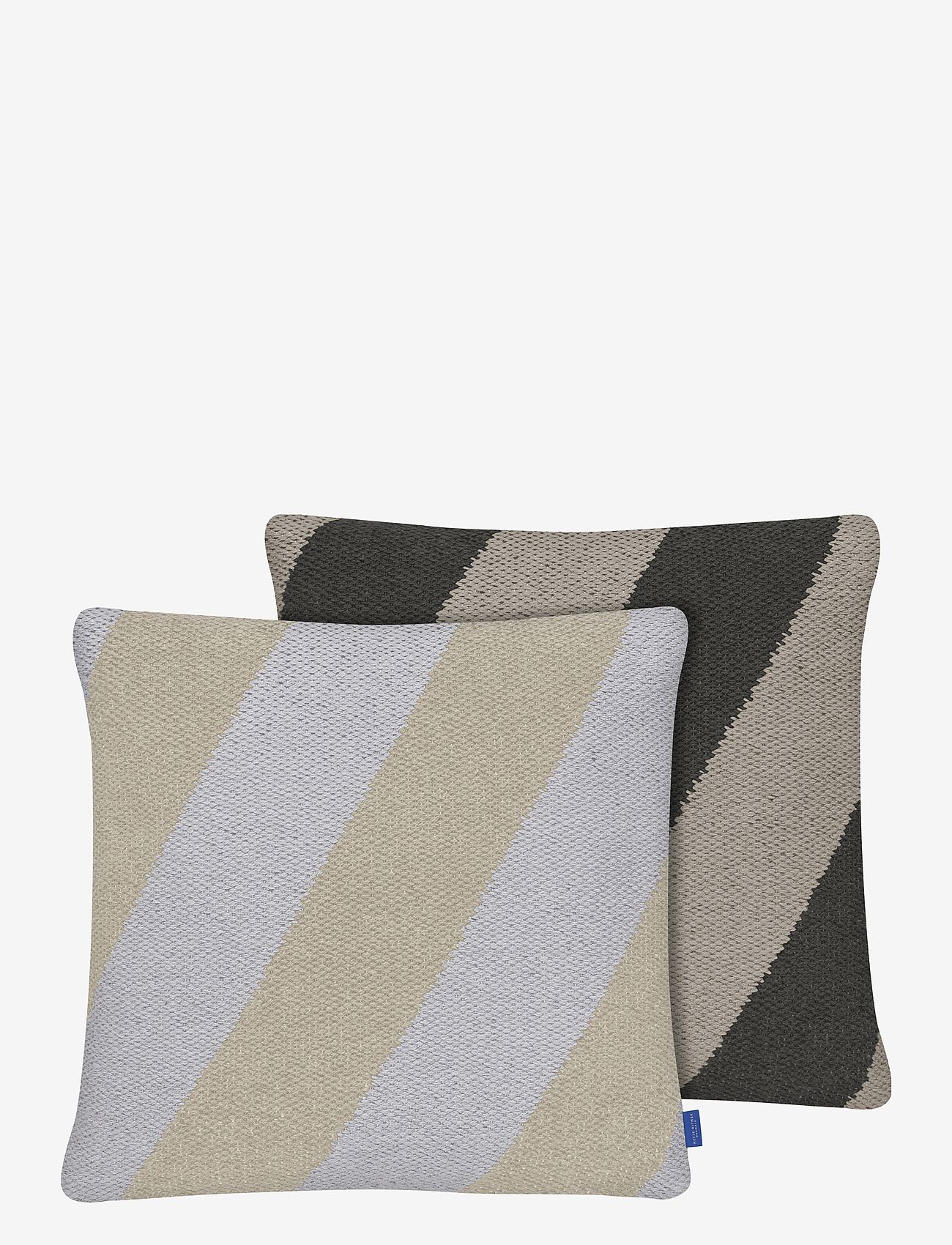 Mette Ditmer - ACROSS kilim cushion cover - pudebetræk - light grey - 0