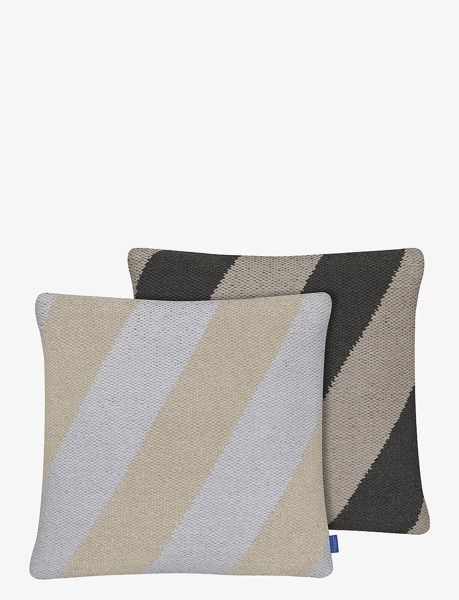 Mette Ditmer - ACROSS kilim cushion cover - kissenbezüge - light grey - 0