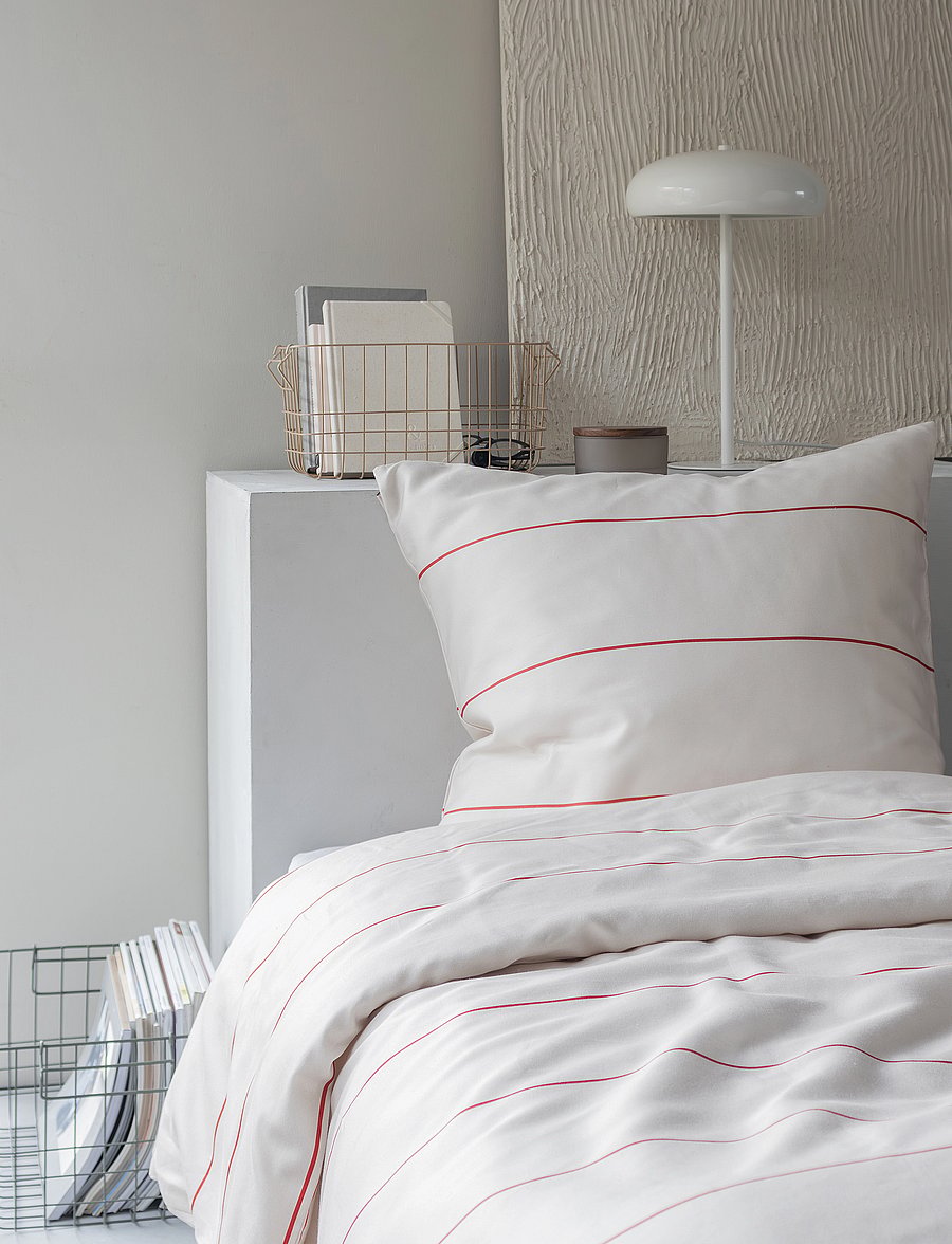 Mette Ditmer - ALIGN bed set - voodiriiete komplektid - bright red / sand - 3