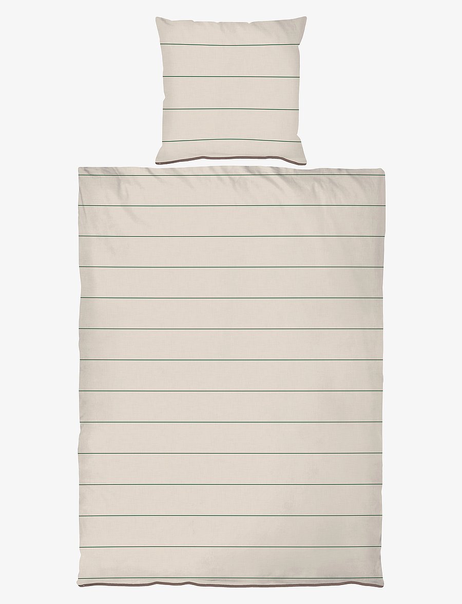 Mette Ditmer - ALIGN bed set - voodiriiete komplektid - pine green / sand - 1