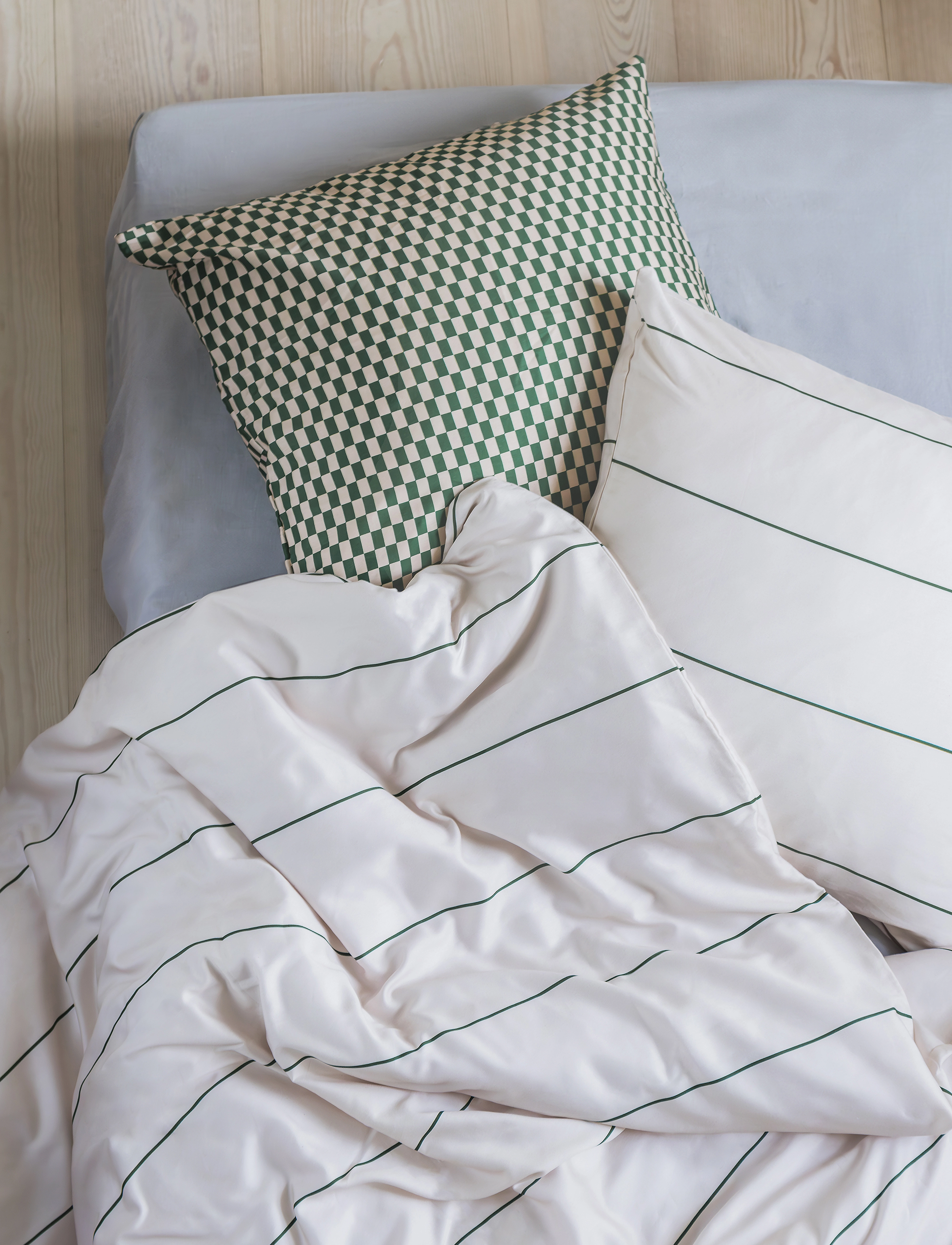 Mette Ditmer Align Bed Set, 140X200;60X63 cm, Cream, Sengetekstiler > Sengesæt, Unisex