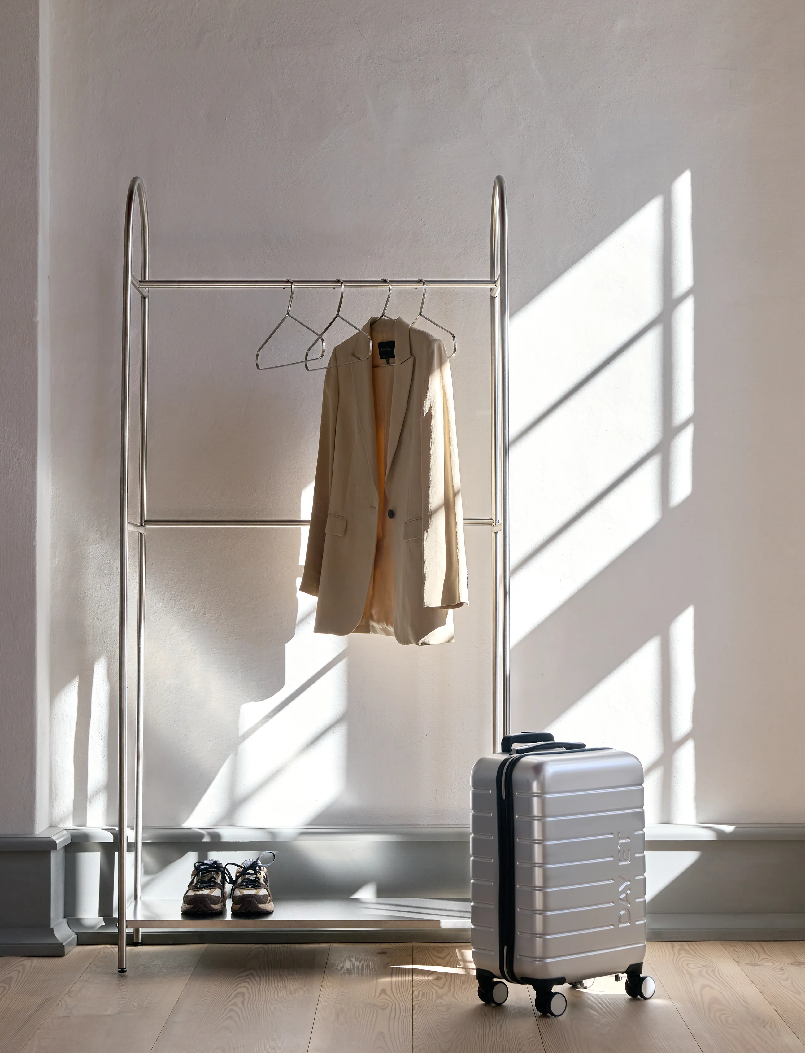 Mette Ditmer - ARCH clothing rack - tøjstativ & knagerække - brushed steel - 2