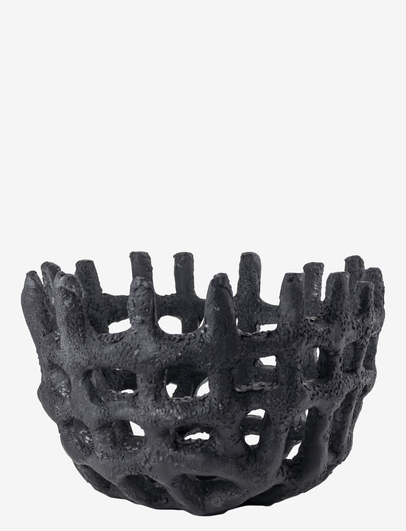 Mette Ditmer - ART PIECE braided bowl - plats décoratifs - black - 0