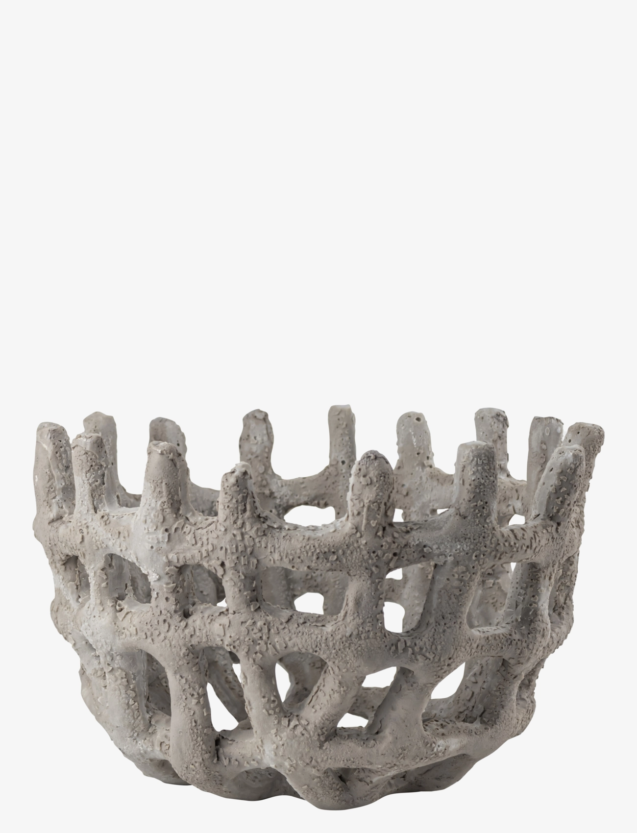 Mette Ditmer ART PIECE braided bowl - Mette Ditmer - SAND / grey