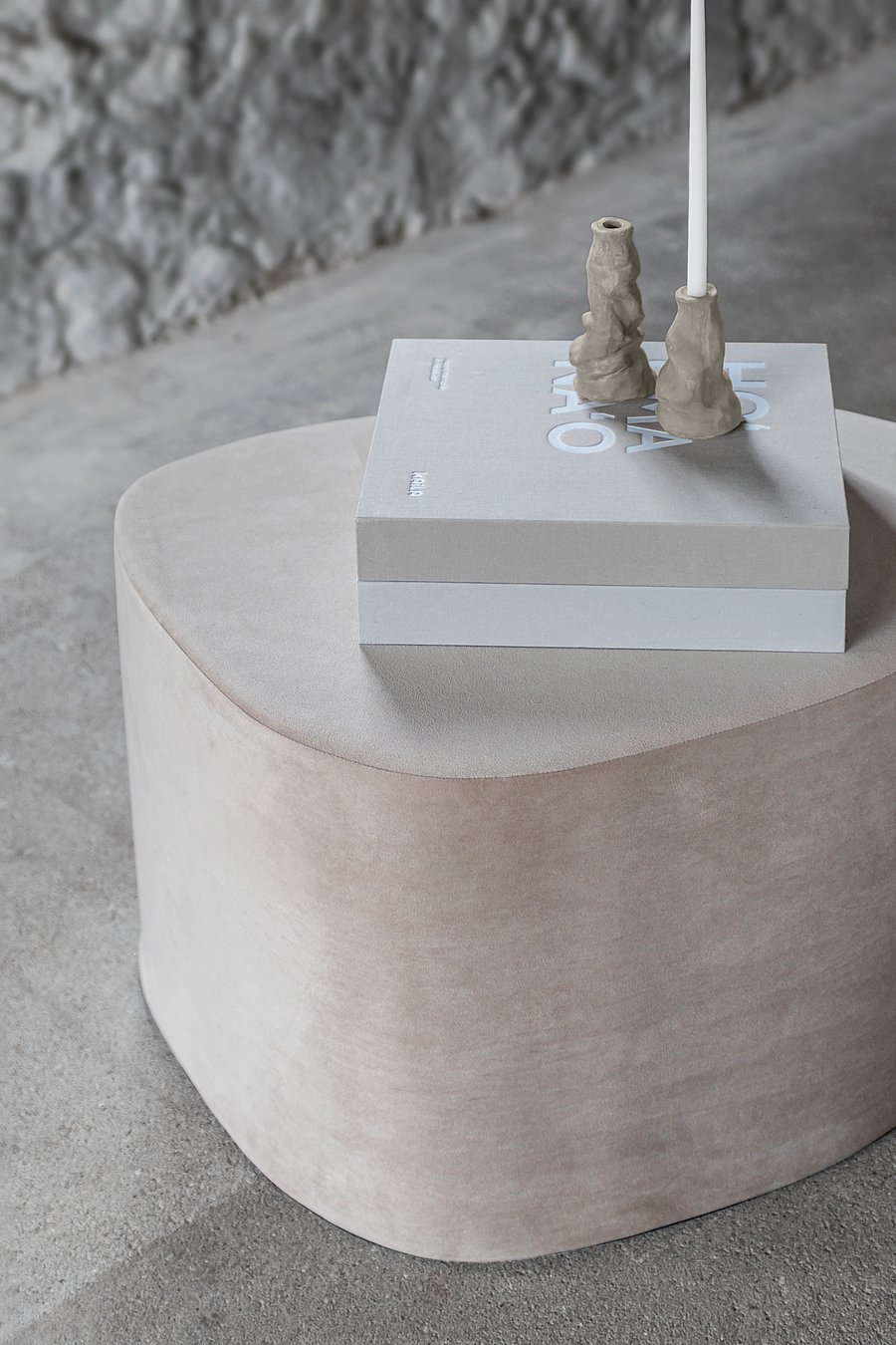 Mette Ditmer - ART PIECE liquid candleholder, large - küünlajalad - sand - 2