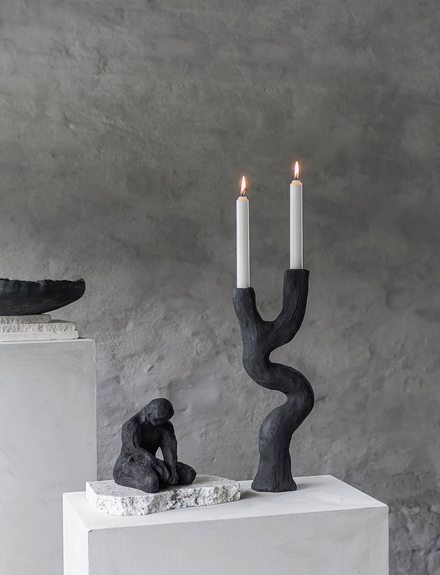 Mette Ditmer - ART PIECE Candleholder - kerzenständer - black - 0