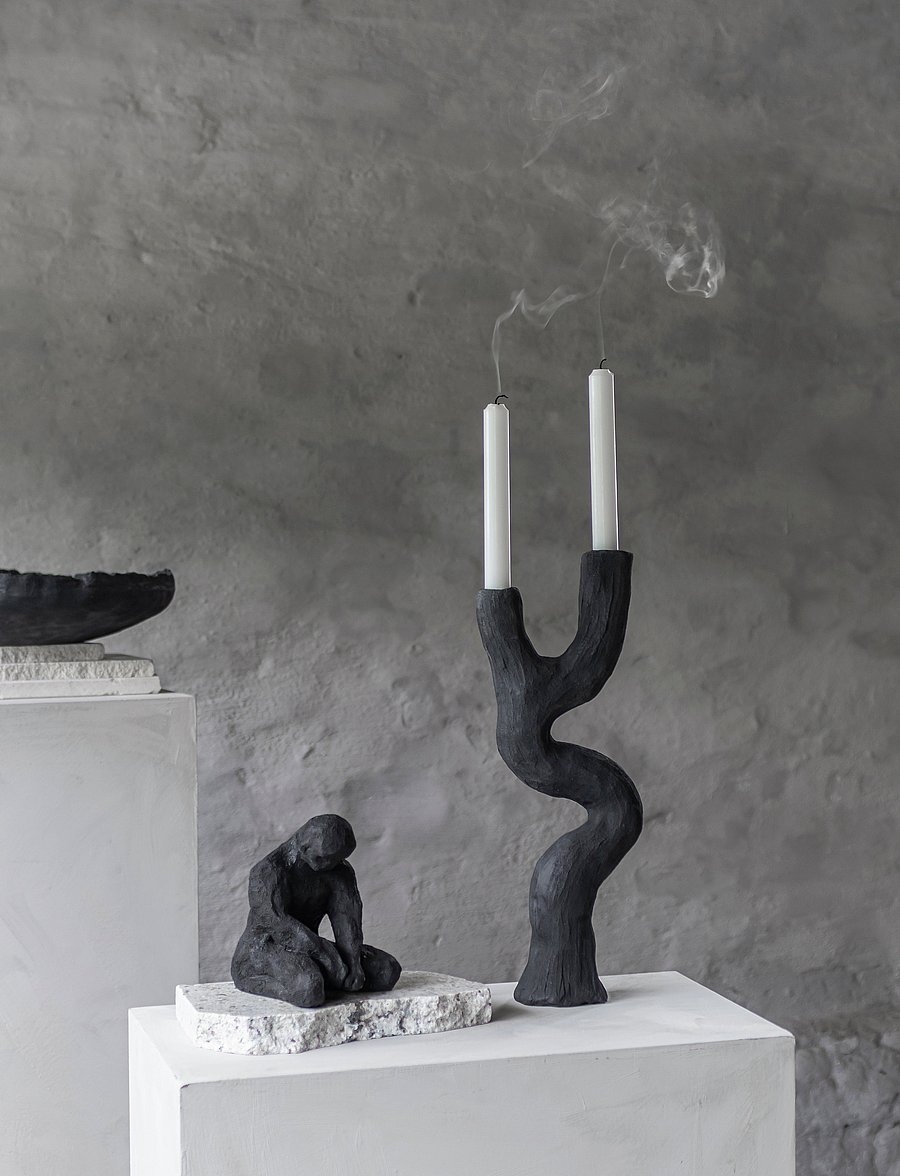 Mette Ditmer - ART PIECE Candleholder - kerzenständer - black - 2