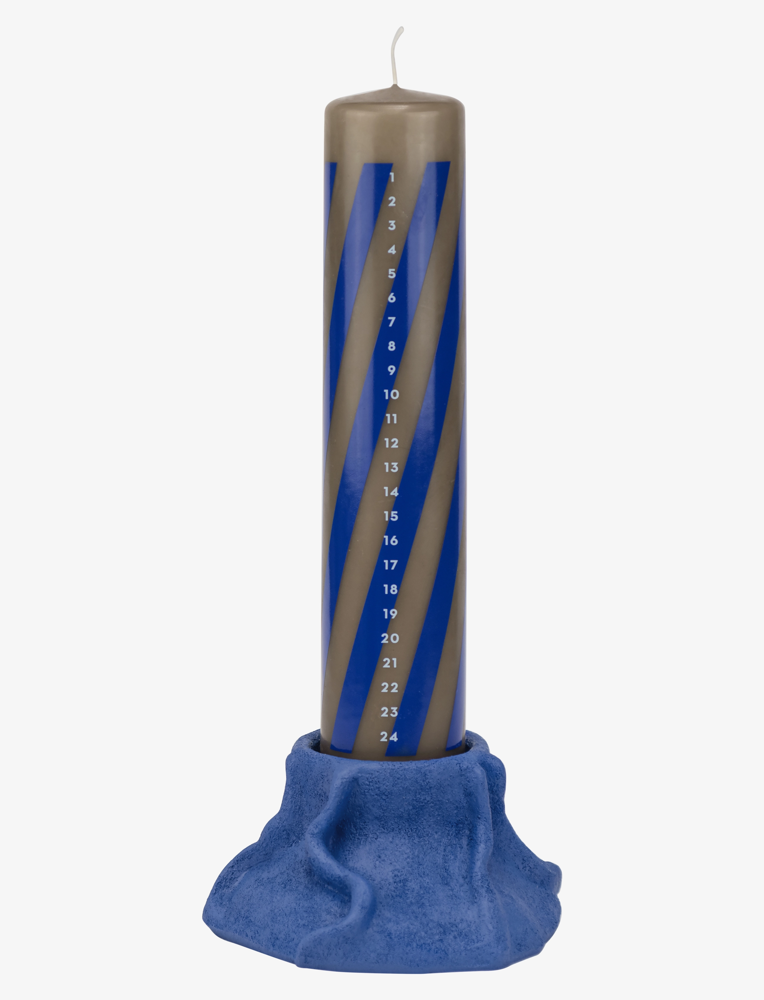 Mette Ditmer - ART PIECE lava candleholder - kerzenständer - cobalt - 2