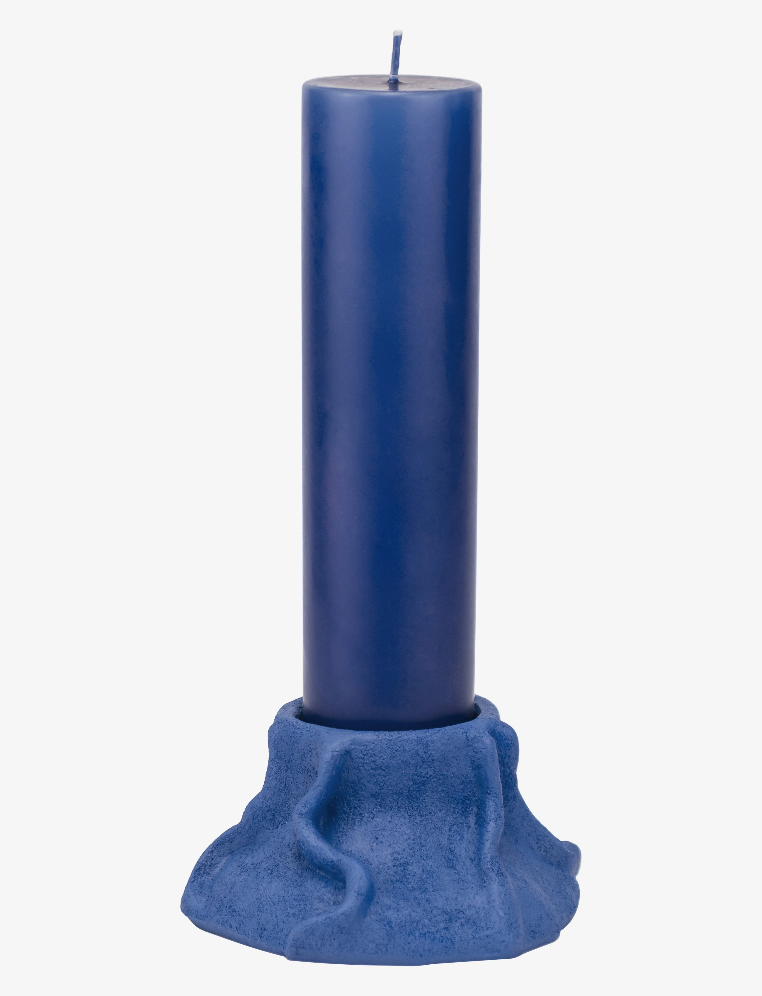 Mette Ditmer - ART PIECE lava candleholder - kerzenständer - cobalt - 3