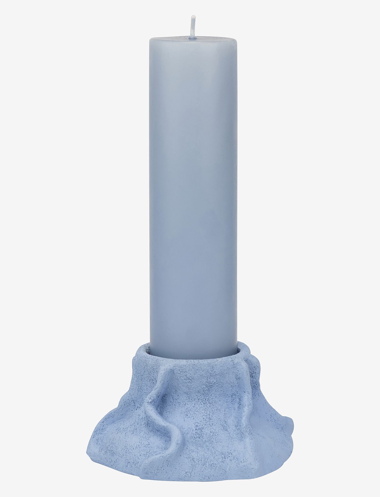 Mette Ditmer - ART PIECE lava candleholder - laveste priser - light blue - 1