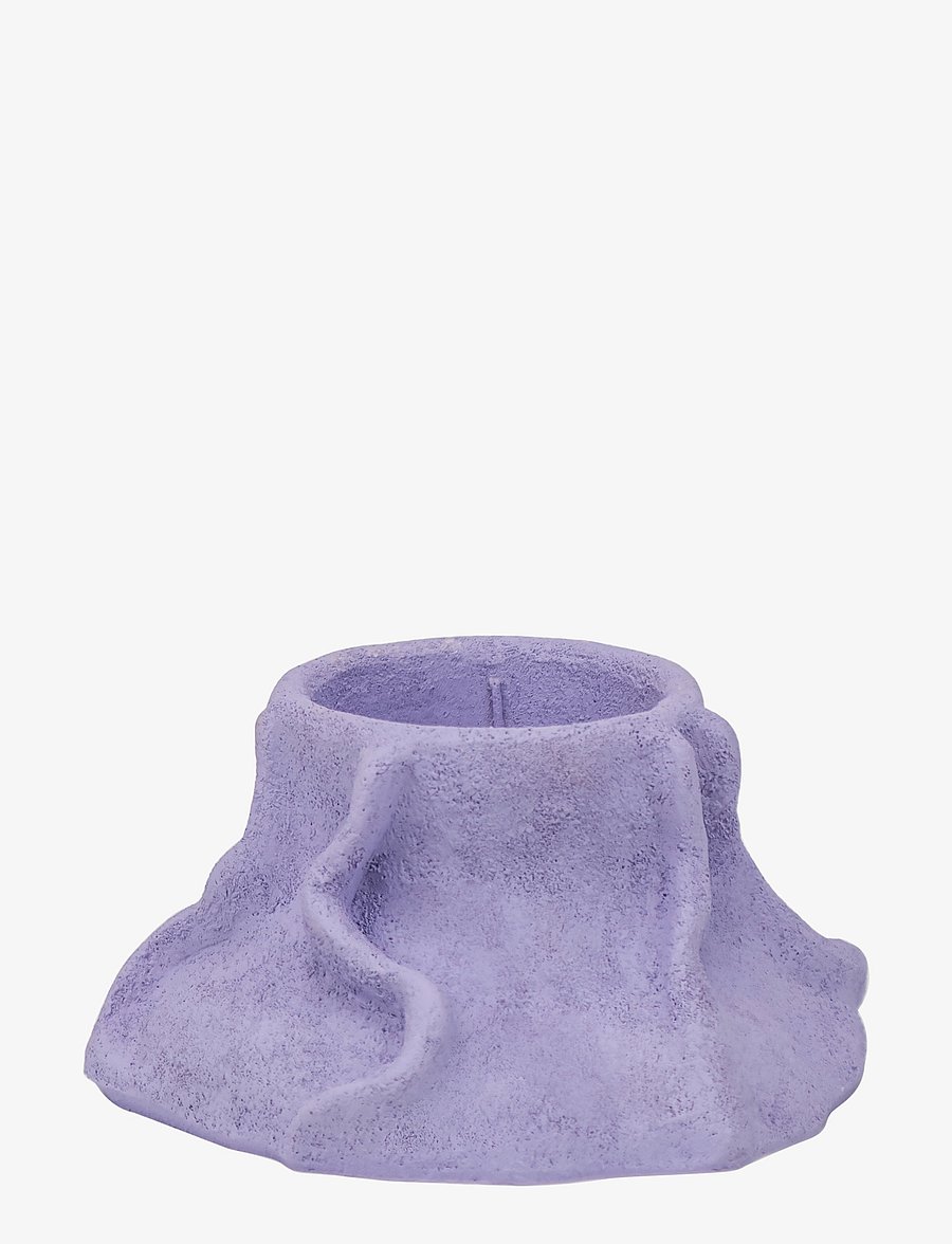 Mette Ditmer - ART PIECE lava candleholder - kerzenständer - light lilac - 1