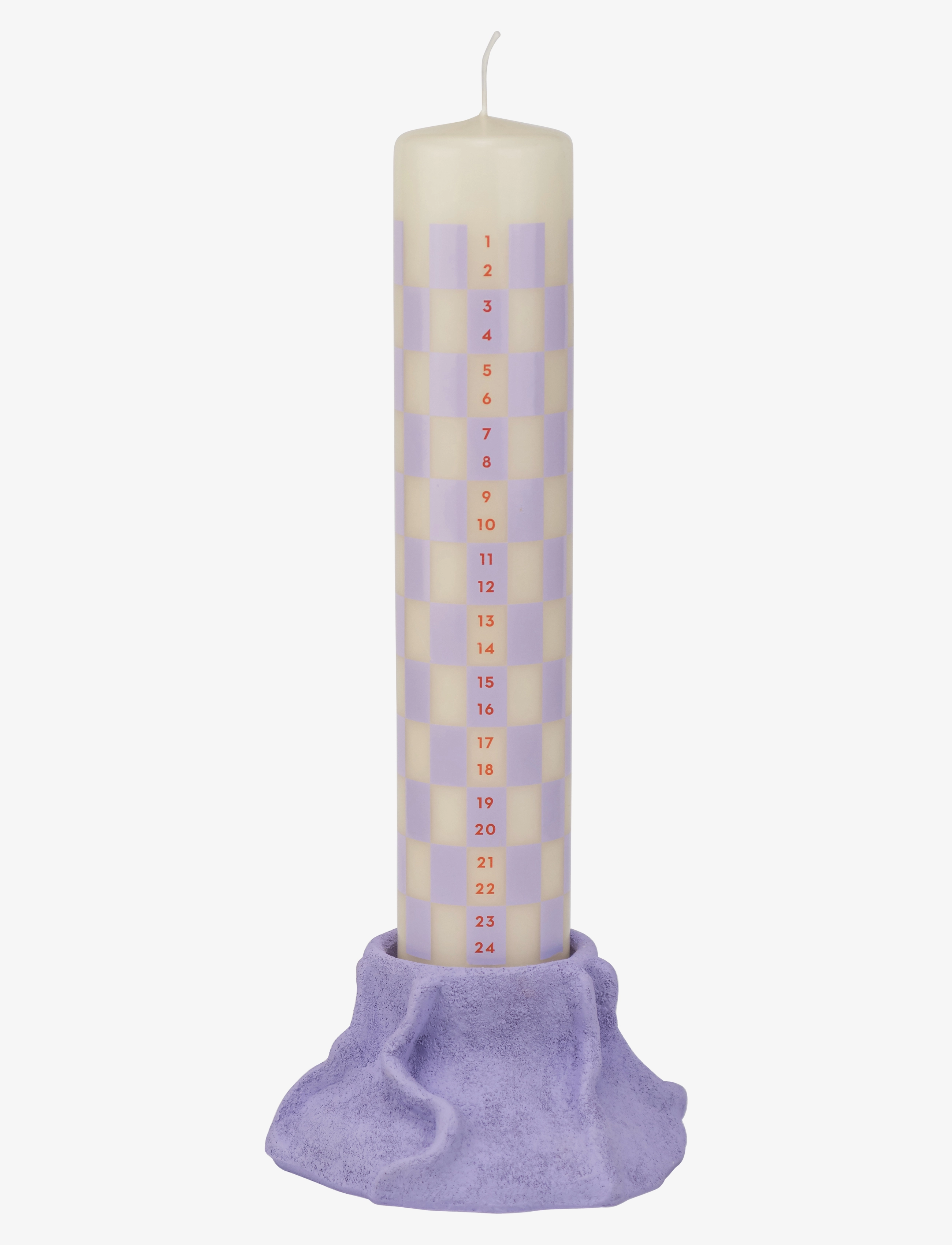 Mette Ditmer - ART PIECE lava candleholder - kerzenständer - light lilac - 2