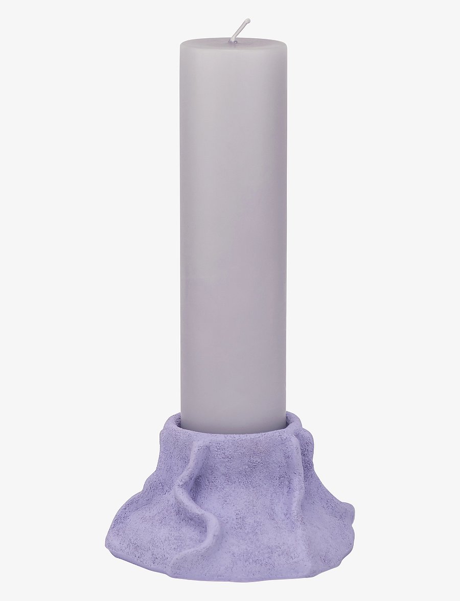 Mette Ditmer - ART PIECE lava candleholder - kerzenständer - light lilac - 3