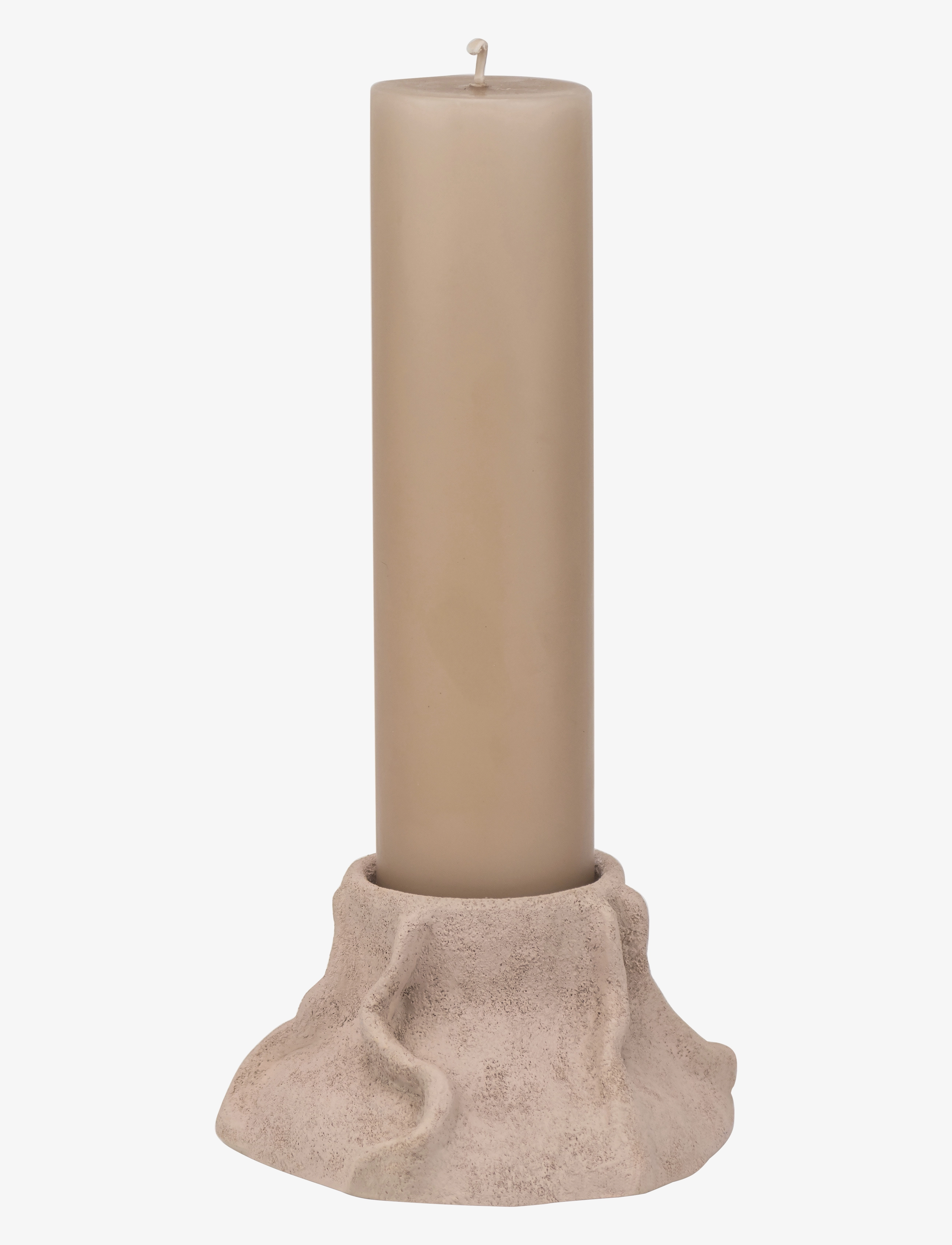 Mette Ditmer - ART PIECE lava candleholder - laveste priser - powder rose - 1