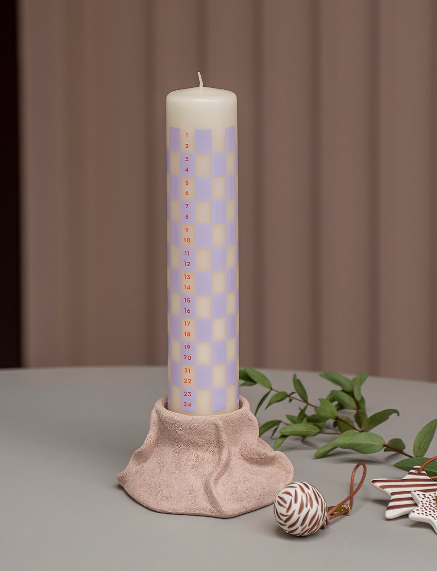 Mette Ditmer - ART PIECE lava candleholder - madalaimad hinnad - powder rose - 2