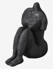 ART PIECE Sitting woman - BLACK