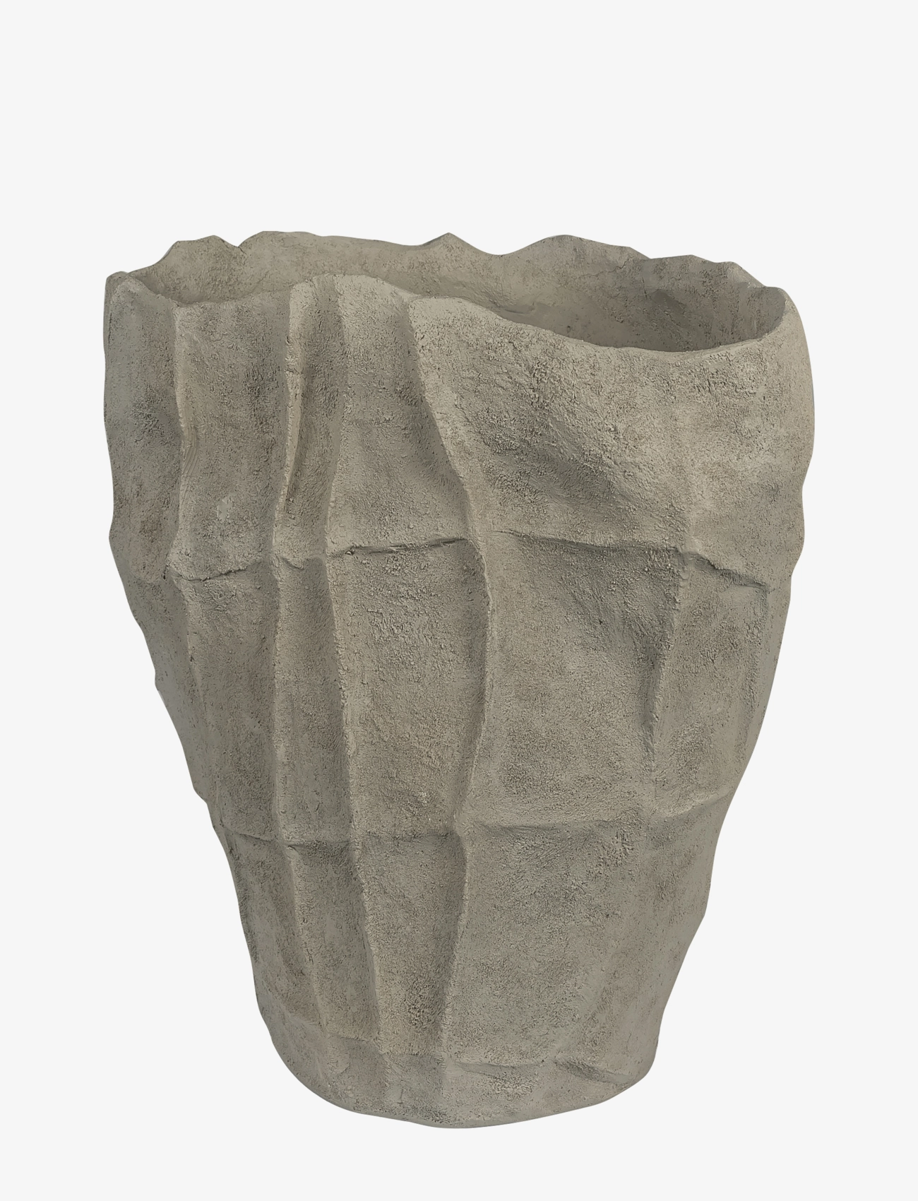 Mette Ditmer Art Piece Artistic Vase, Stor vase, Beige, Str: W30X L18X H33.5CM