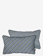 ATELIER cushion, with filling - DIAGONAL BLUE