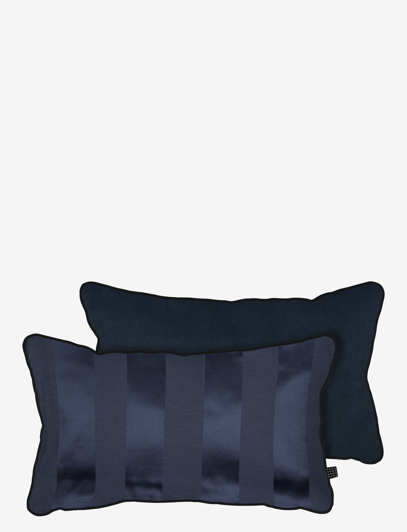Mette Ditmer - ATELIER cushion, with filling - puter - satin midnight - 0