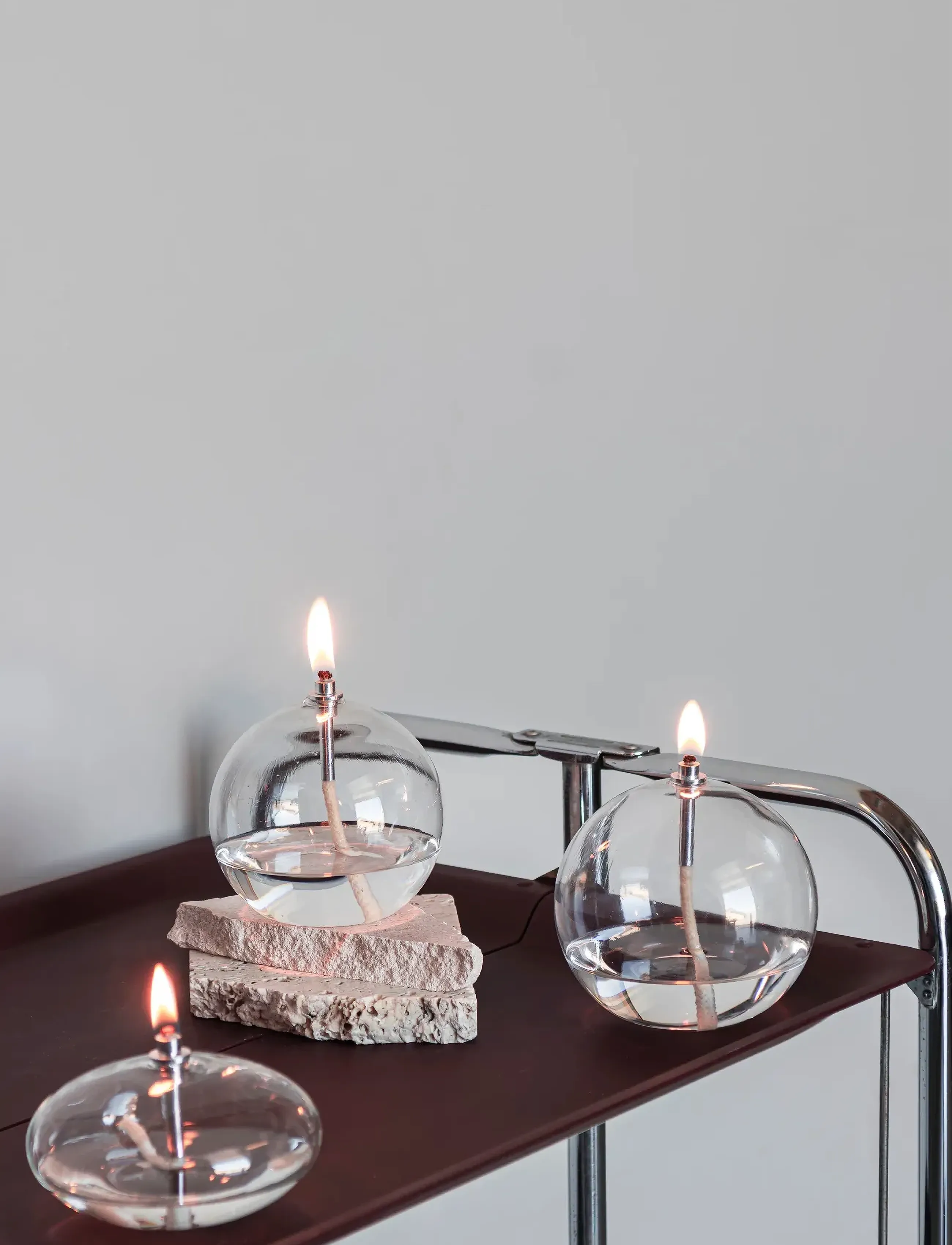 Mette Ditmer Aura Oil Lamp, Large, H6 cm, Candles, Nackt - Tealights, Homeware