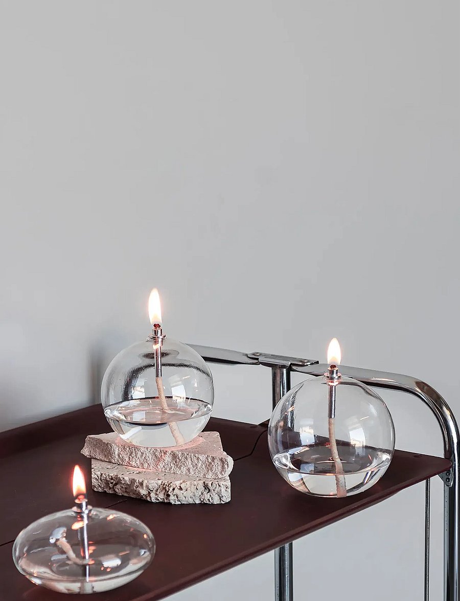 Mette Ditmer - AURA oil lamp, large - teelichter - transparent - 0