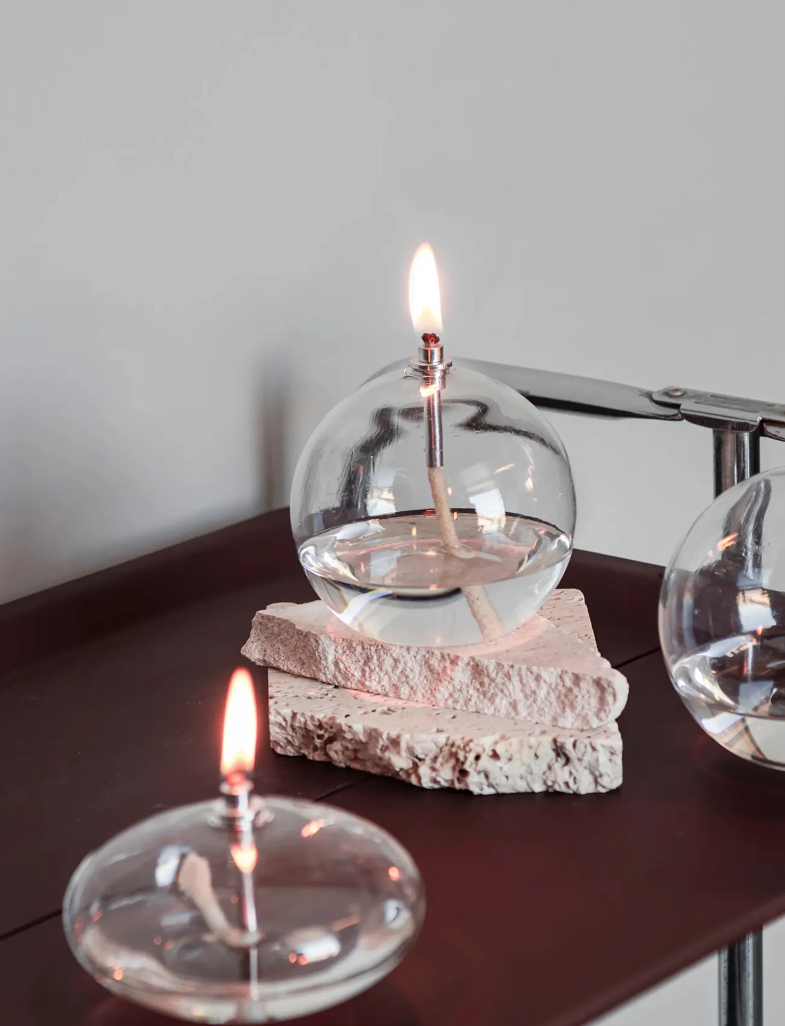 Mette Ditmer Aura Oil Lamp, Medium, H10 cm, Candles, Nackt - Tealights, Homeware