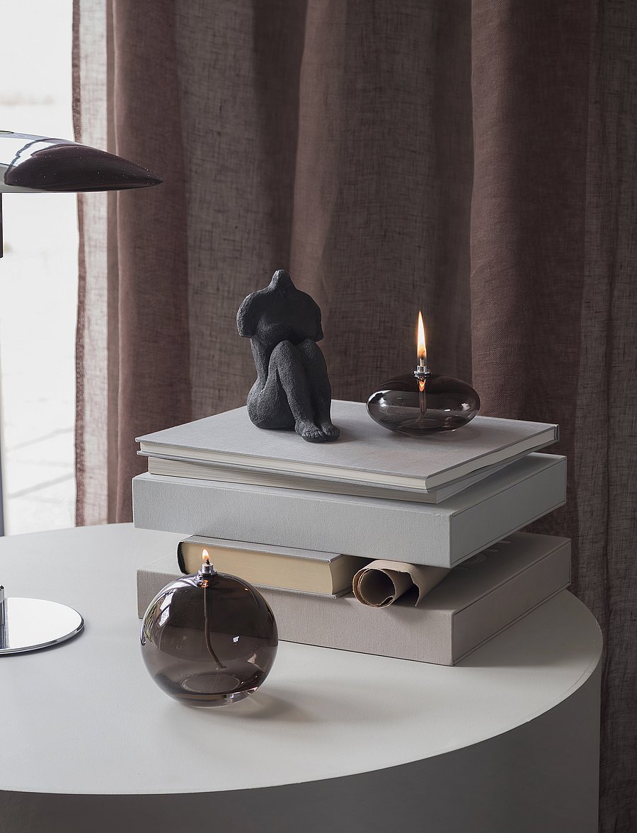 Mette Ditmer - AURA oil lamp - Öllampen - smoke grey - 0