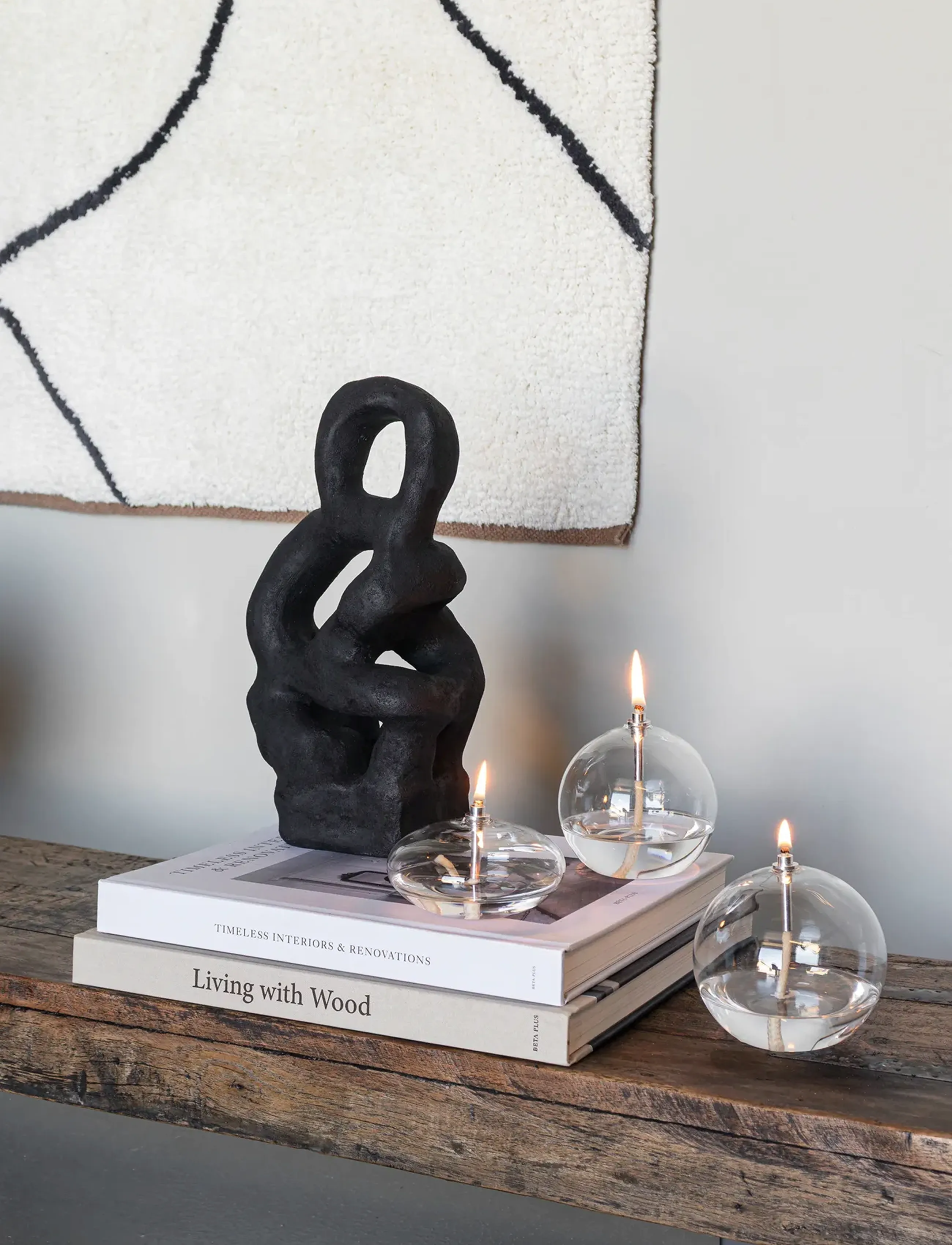 Mette Ditmer - AURA oil lamp, small - tealights - transparent - 2