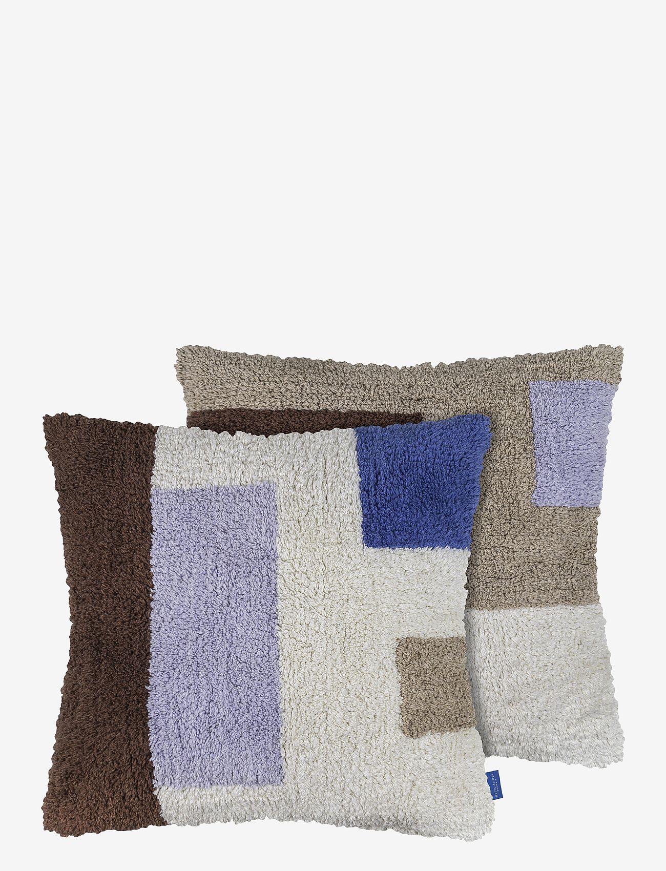 Mette Ditmer - BRICK tufted cushion cover - köp efter pris - chocolate - 1