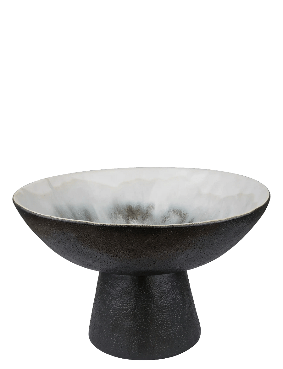 Mette Ditmer - BY HAND bowl on foot - nach preis einkaufen - off-white - 1