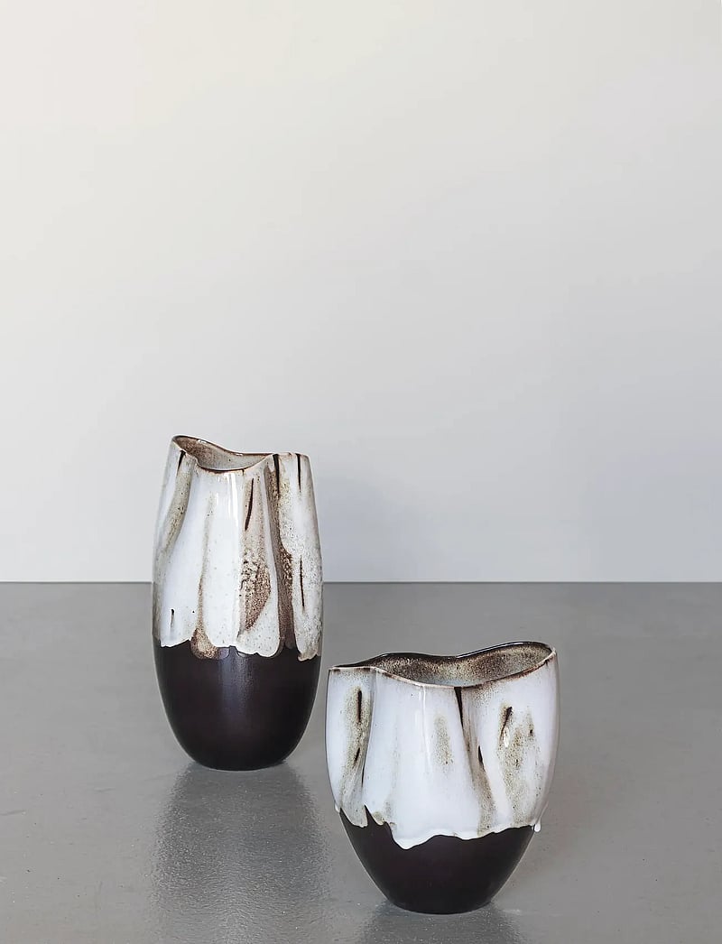 Mette Ditmer - BY HAND curve vase, large - nach preis einkaufen - off-white - 3