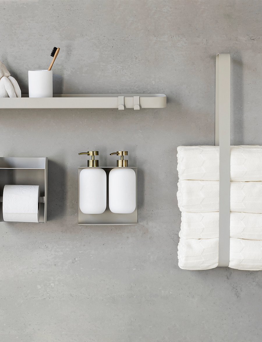 Mette Ditmer - CARRY gallery shelf - riiulid - sand grey - 4
