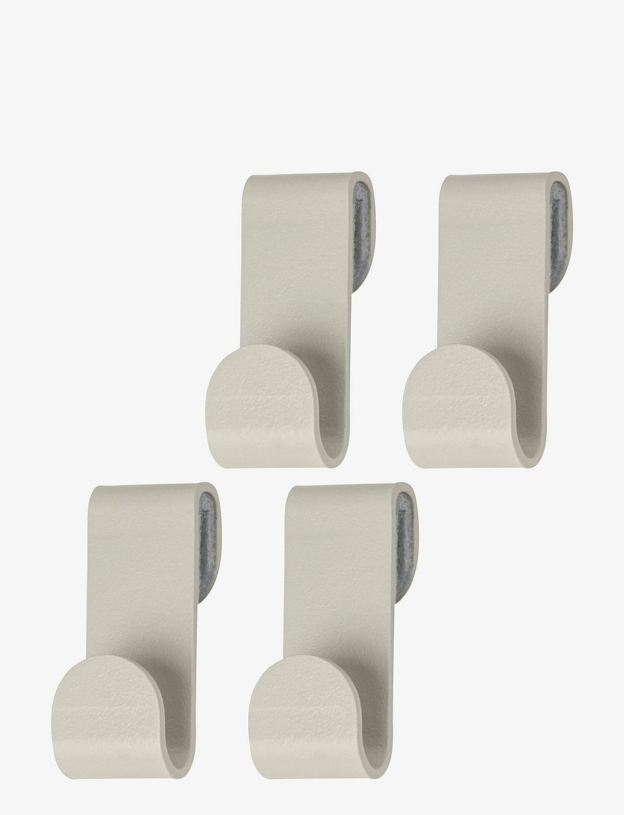 Mette Ditmer - CARRY hooks, 4-pack - haken - sand grey - 1