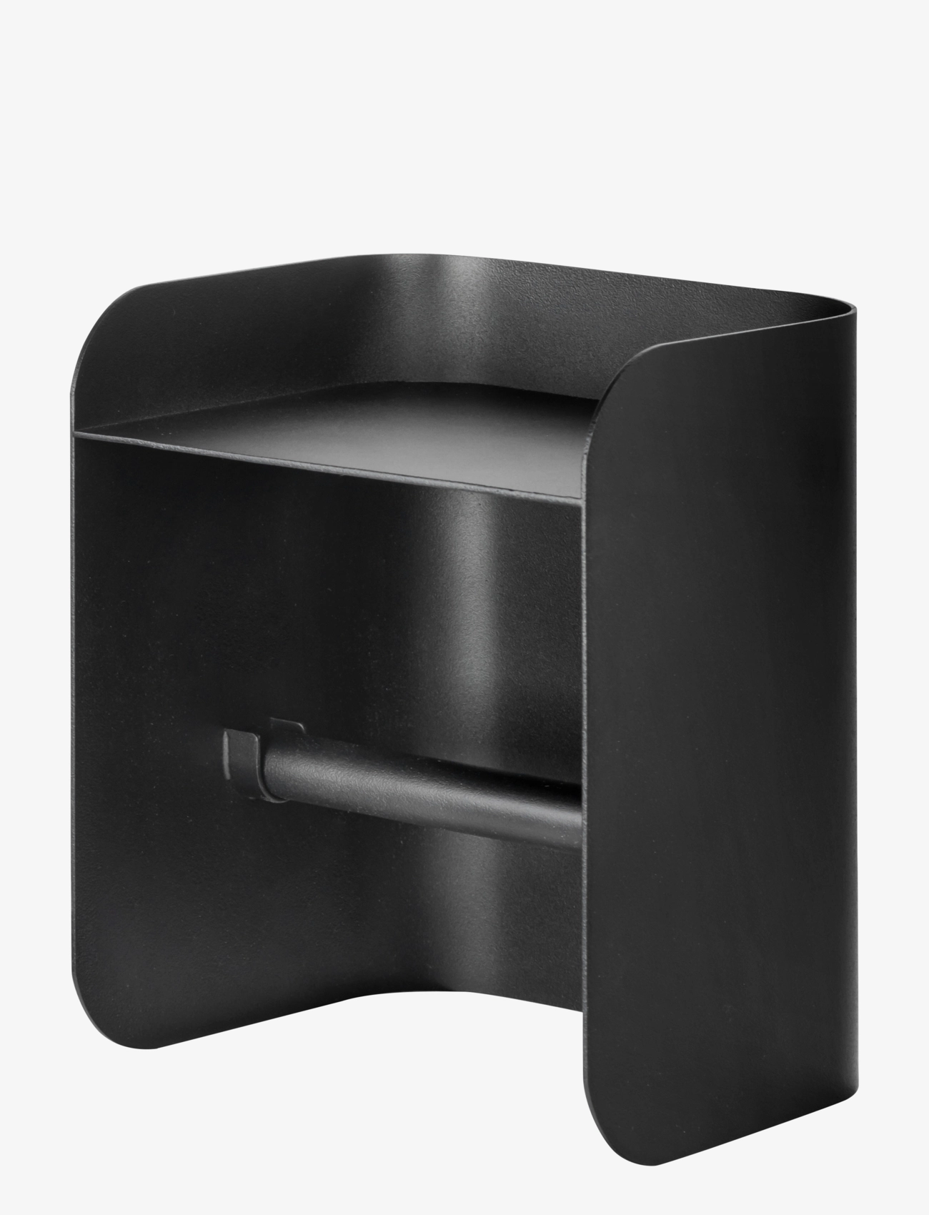 Mette Ditmer Carry Toilet Roll Holder, Toiletholder og hase, Sort, Str: 14X12.8X18.5CM