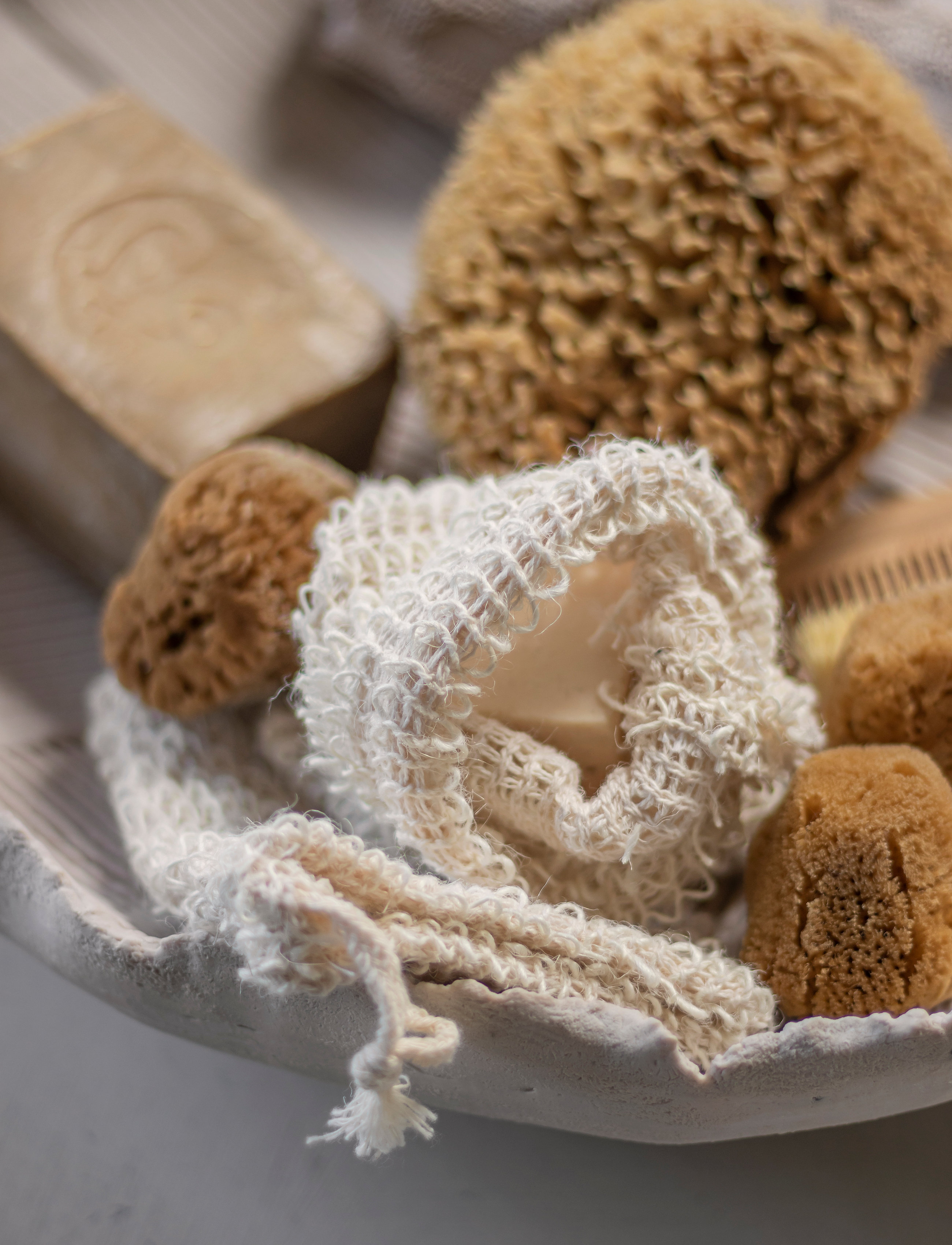Mette Ditmer - CLEAN Shower scrubbers  2 pack - natural - 2