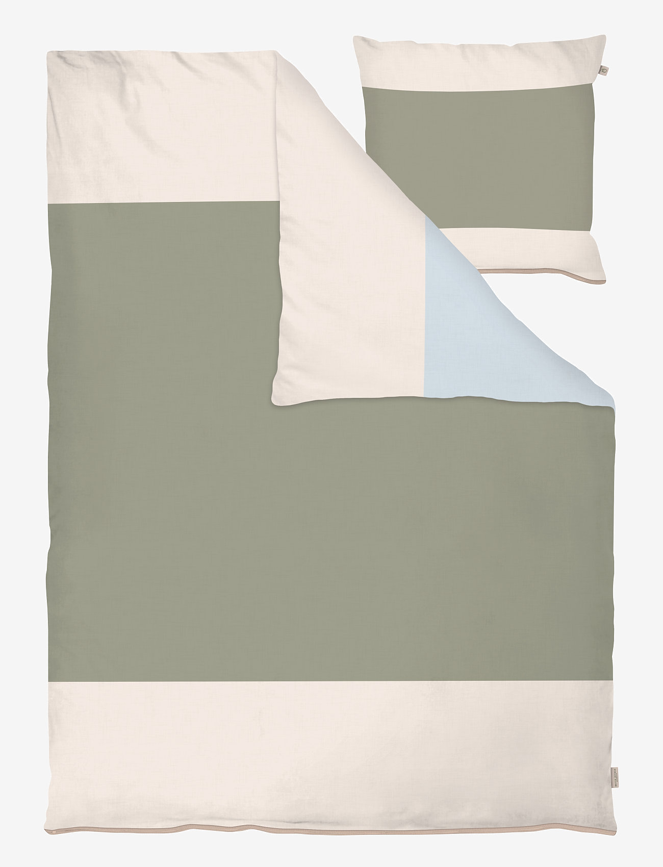 Mette Ditmer - COLORE bed set - bettwäsche-set - olive - 0