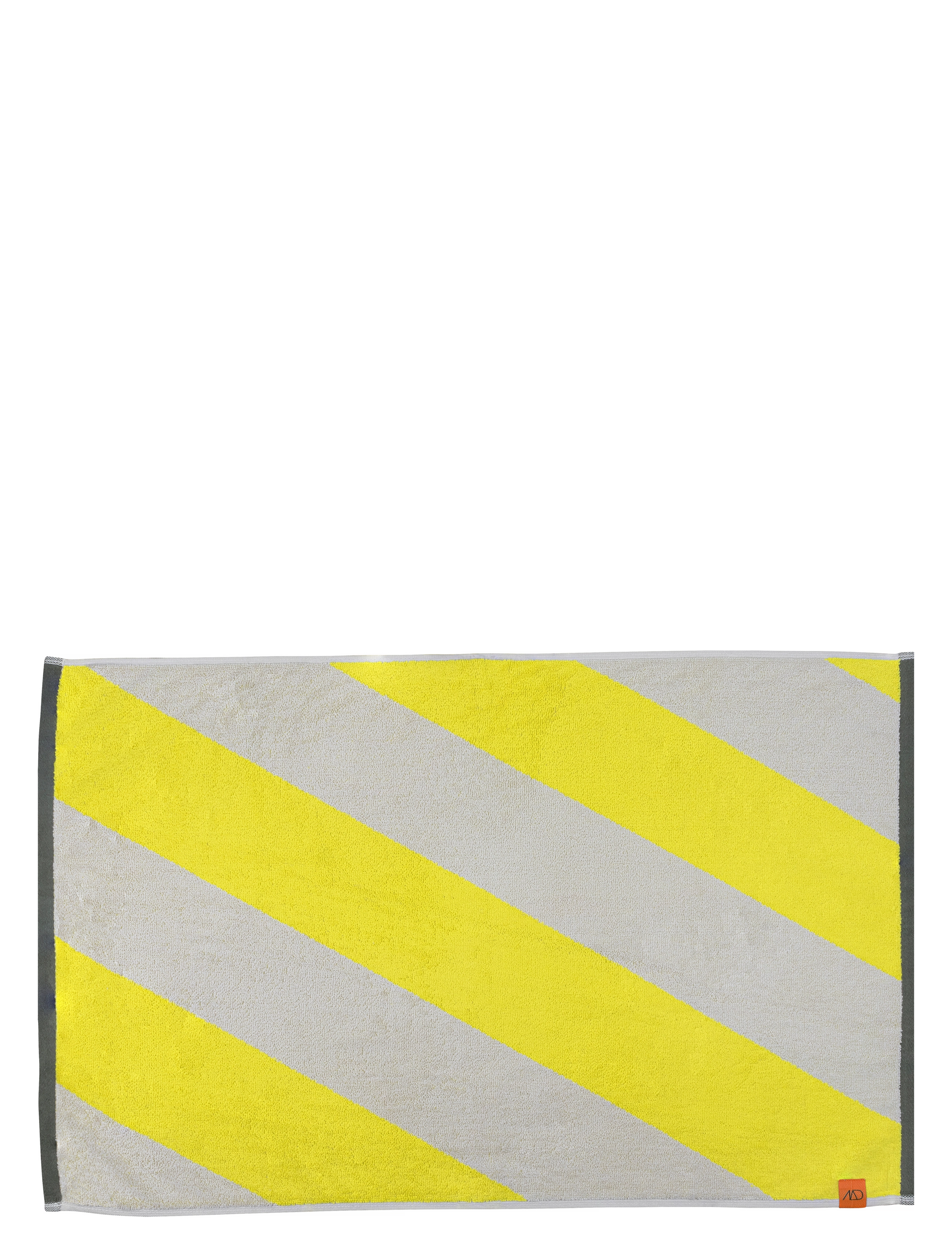 Mette Ditmer Diagonal Bath Mat, Badetæppe, Gul, Str: 50X 80CM