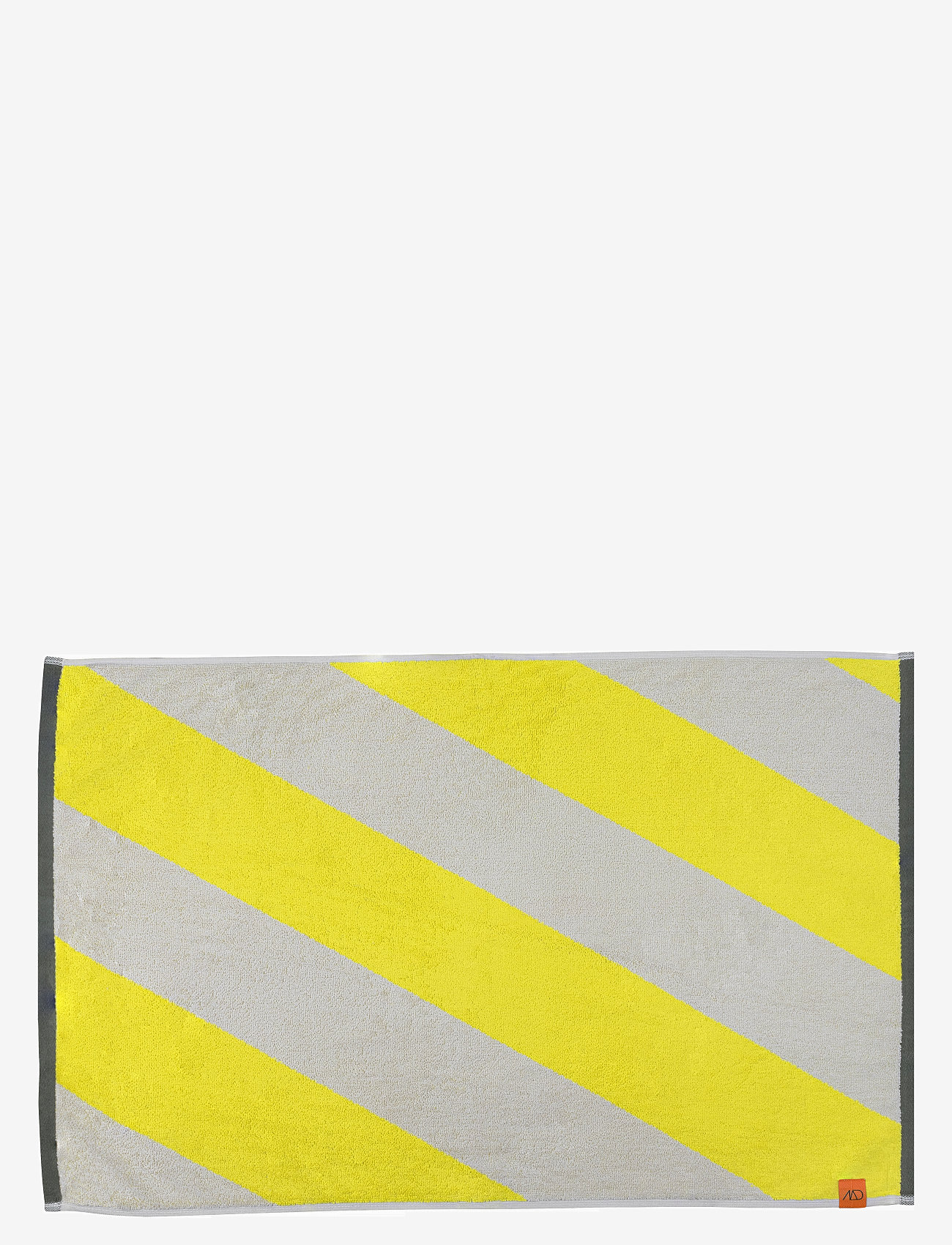 Mette Ditmer - DIAGONAL bath mat - bademåtter - yellow - 0