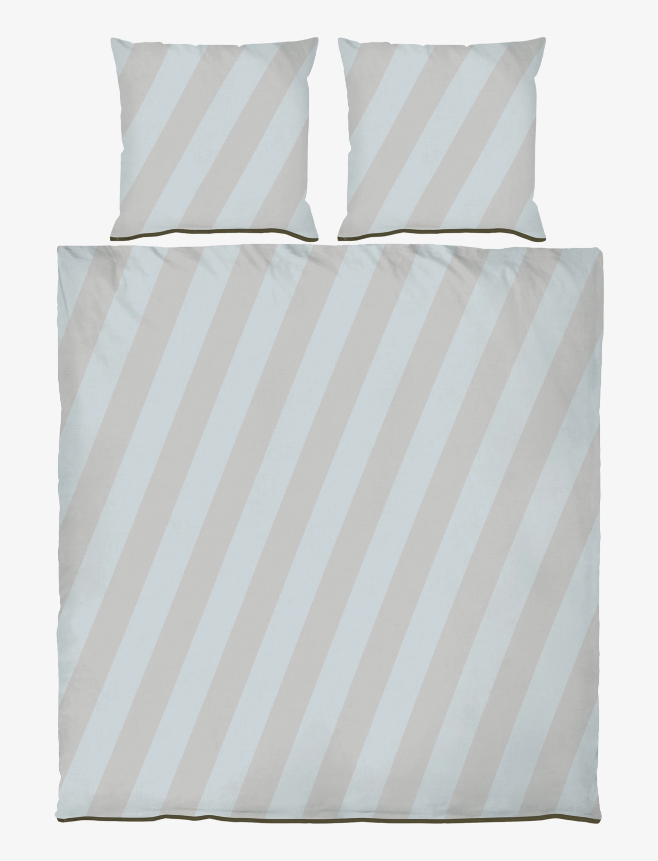 Mette Ditmer DIAGONAL bed set - Sengesæt - LIGHT GREY / SAND / multi