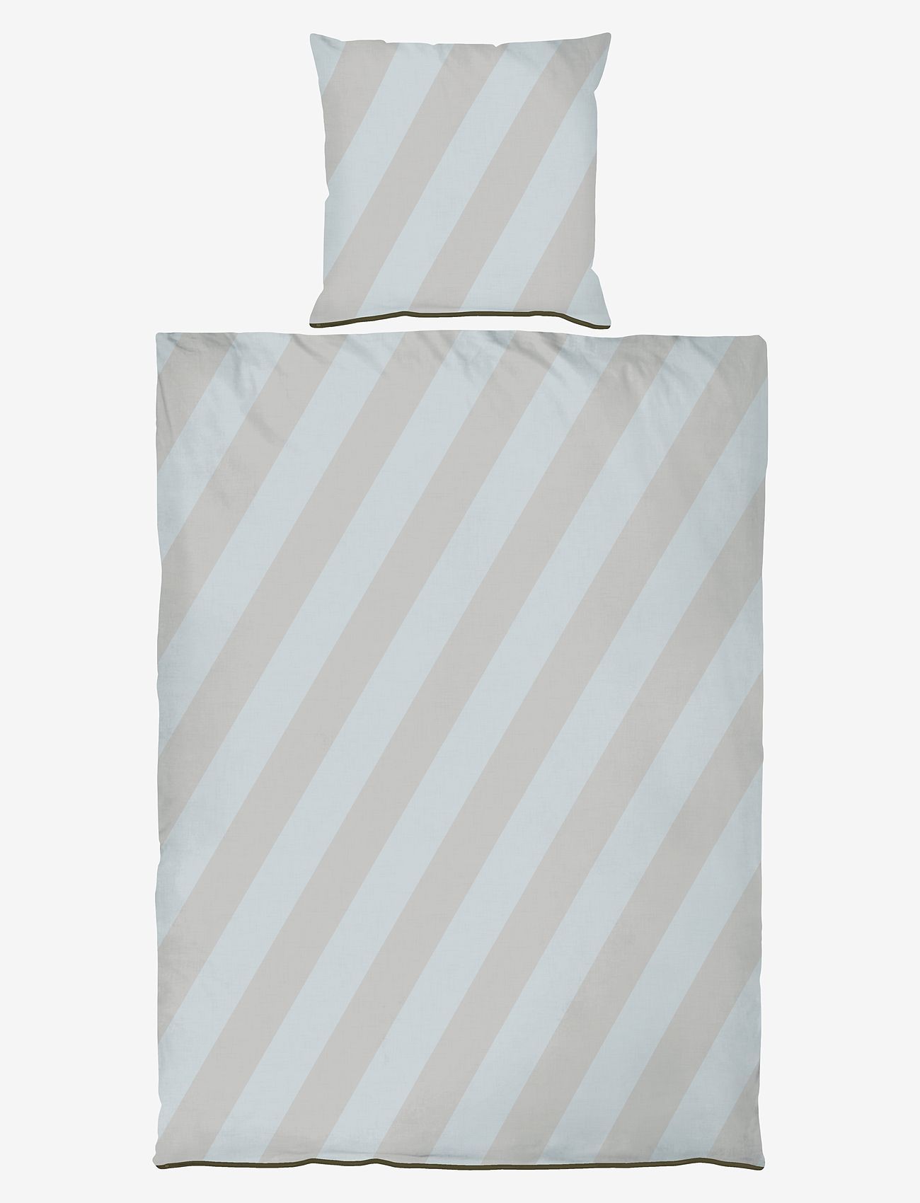 Mette Ditmer - DIAGONAL bed set - sengesæt - light grey / sand - 1