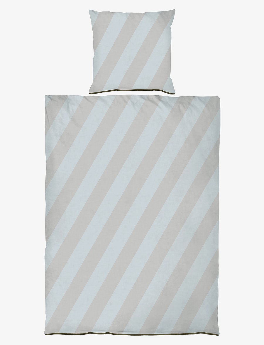 Mette Ditmer - DIAGONAL bed set - voodiriiete komplektid - light grey / sand - 1