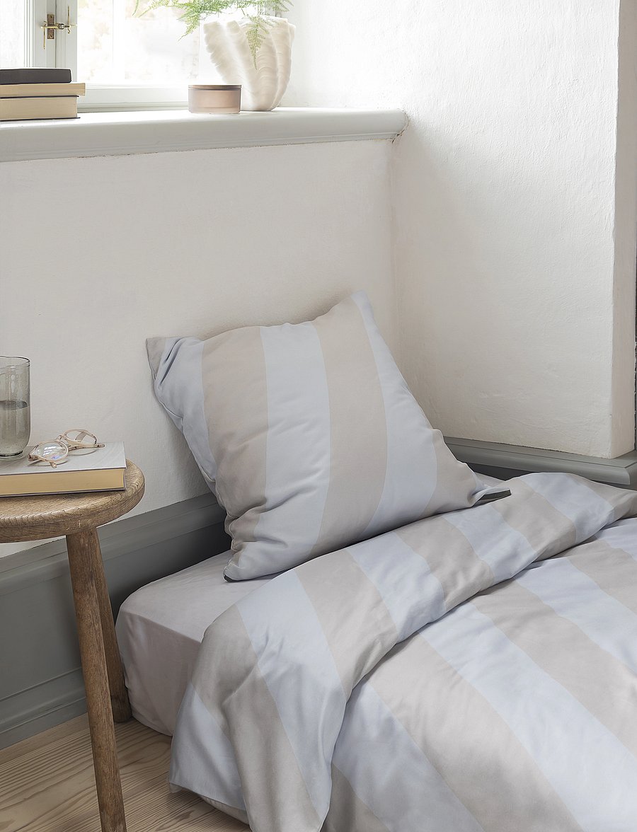 Mette Ditmer - DIAGONAL bed set - voodiriiete komplektid - light grey / sand - 2