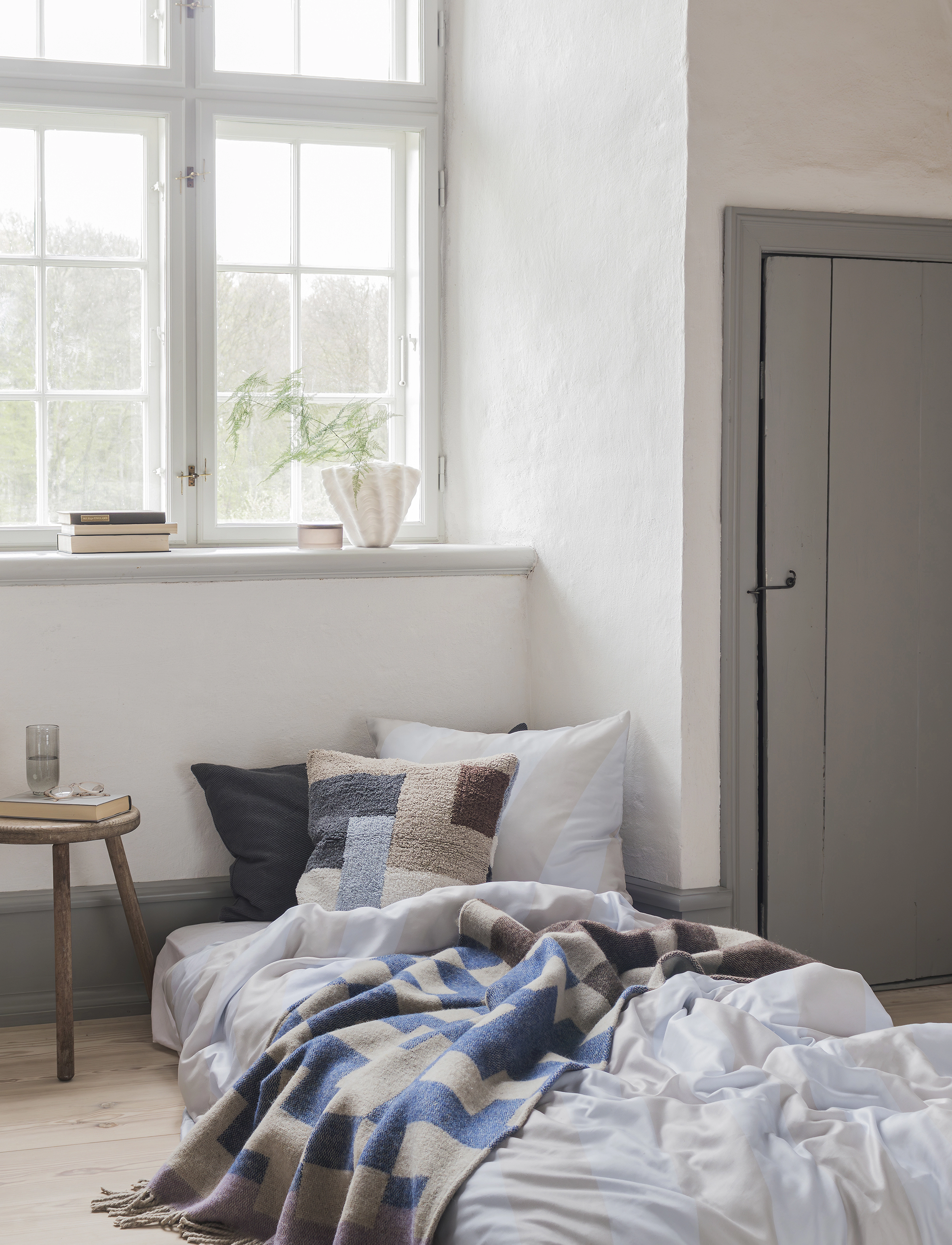Mette Ditmer - DIAGONAL bed set - sengesæt - light grey / sand - 2