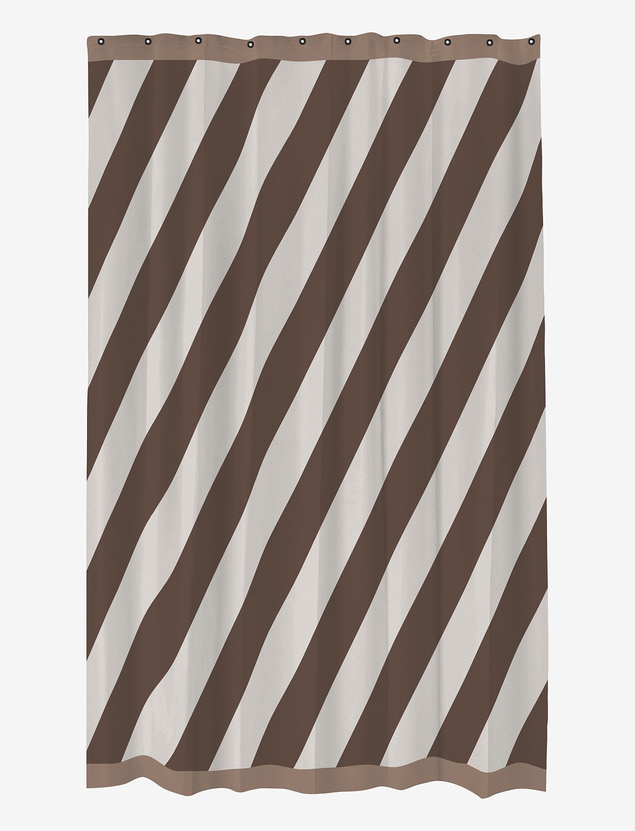 Mette Ditmer - DIAGONAL shower curtain - köp efter pris - chocolate - 0