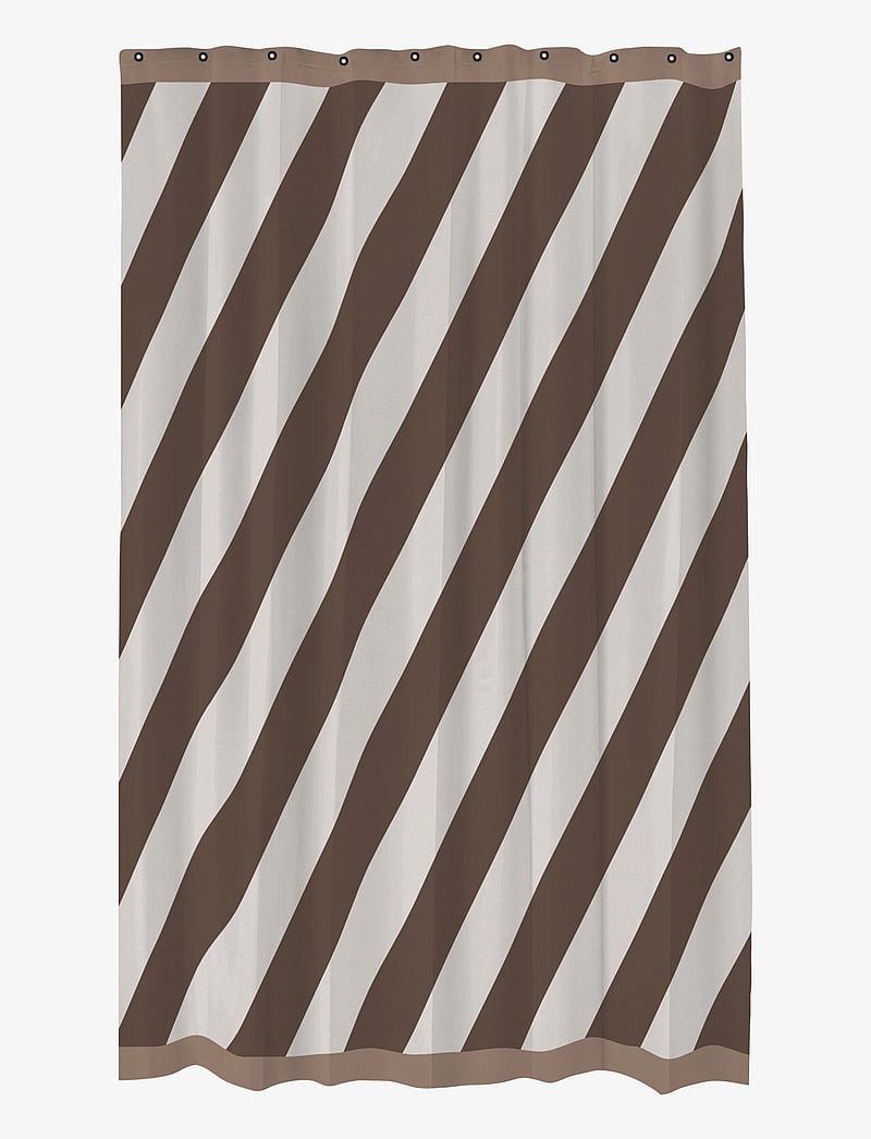 Mette Ditmer - DIAGONAL shower curtain - nach preis einkaufen - chocolate - 0