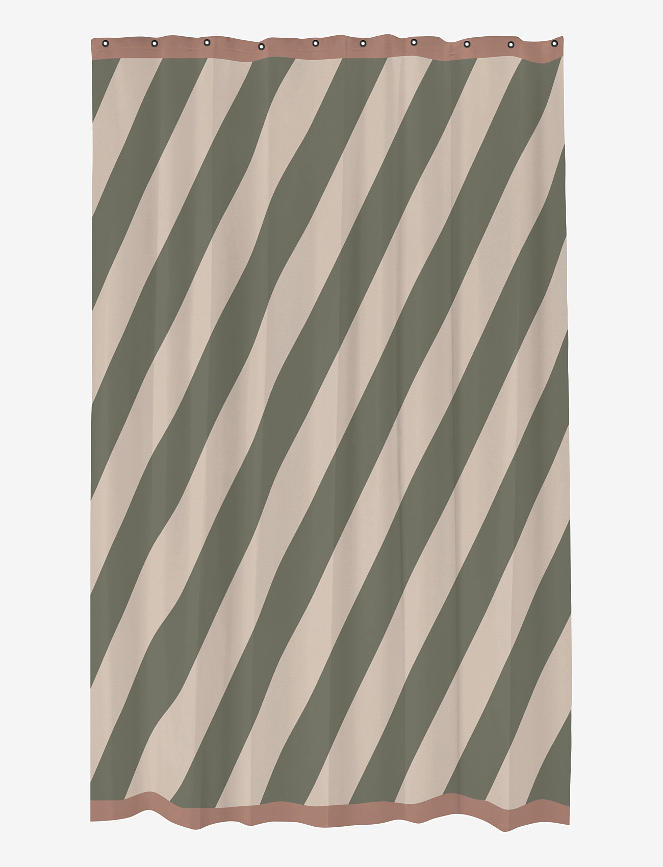 Mette Ditmer - DIAGONAL shower curtain - shop by price - dark olive - 0