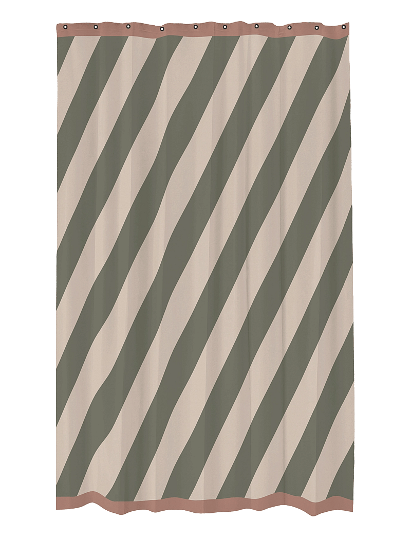 Mette Ditmer - DIAGONAL shower curtain - nach preis einkaufen - dark olive - 0