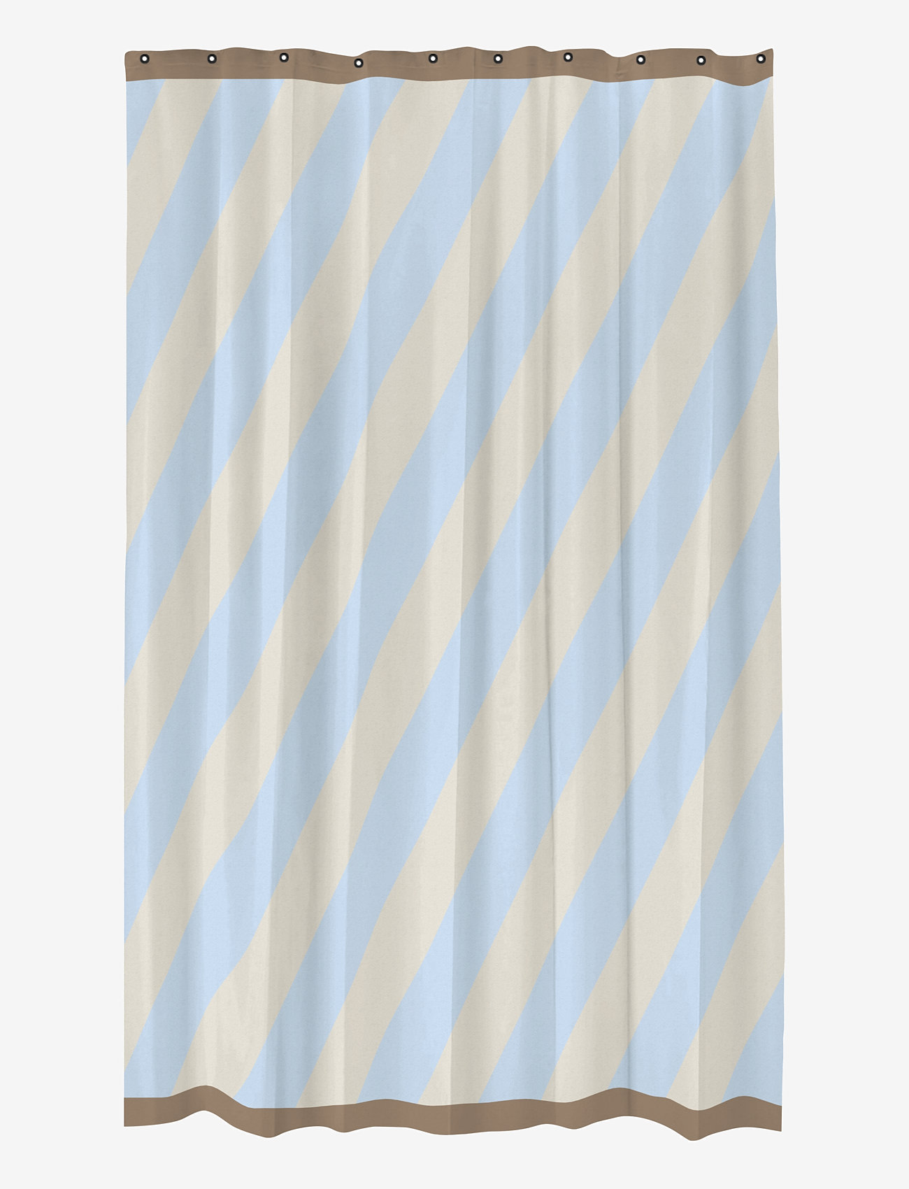 Mette Ditmer - DIAGONAL shower curtain - osta hinna alusel - light blue - 0