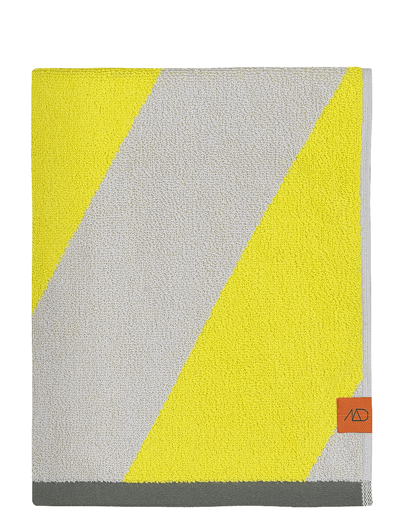 Mette Ditmer - DIAGONAL guest towel - gästehandtücher - yellow - 1